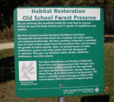 Restoration sign